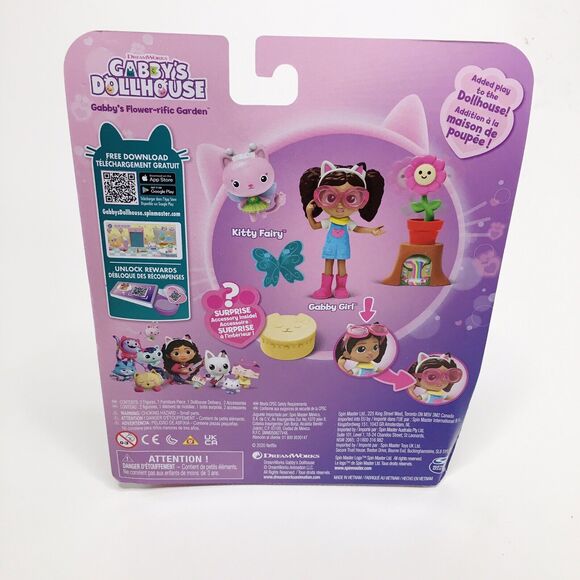 Netflix Gabby's Dollhouse Gabby's Flower-rific Garden Play‎ Set Figurine NEW - Picture 3 of 3